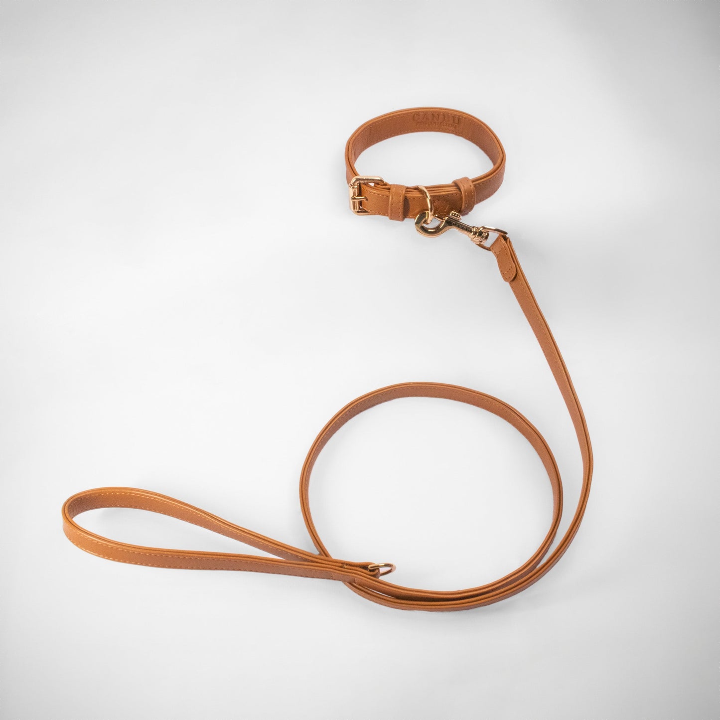 BLACK SET COLLAR + CITY LEASH