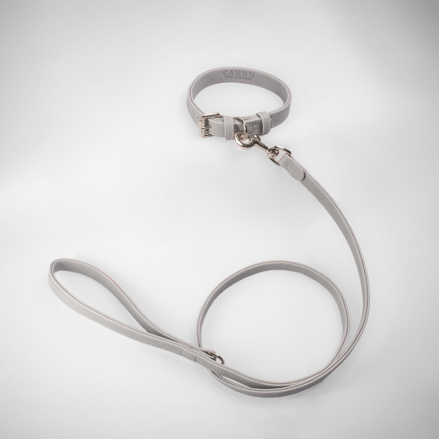 BLACK SET COLLAR + CITY LEASH