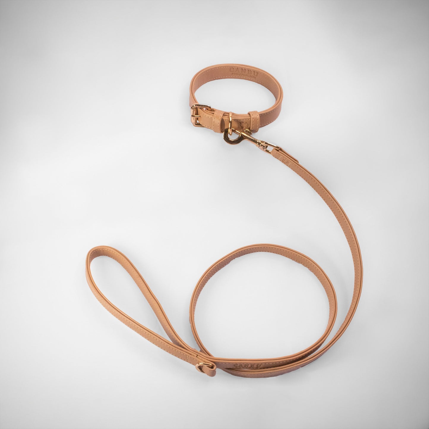 BLACK SET COLLAR + CITY LEASH